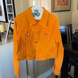 Cotton Citizen: Orange Jean Jacket
